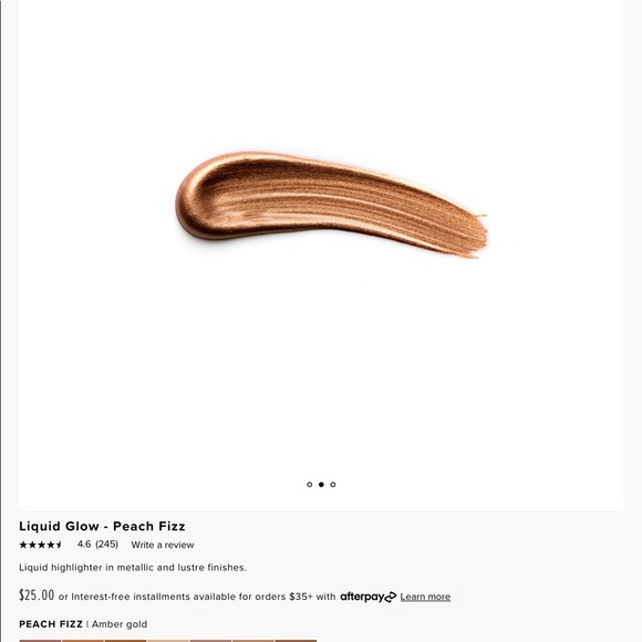 Anastasia Beverly Hills- Liquid Glow- Peach Fizz - Picture 5 of 7